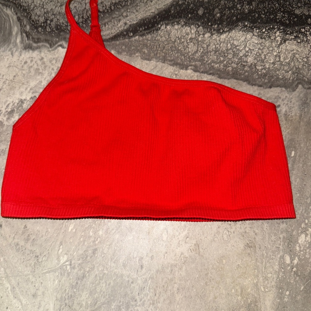 Red Urban Outfitters Asymmetrical Women's Top/Bra
